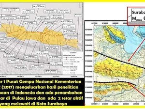 Studi tentang 2 Patahan Aktif di Surabaya yang Mengemuka Lagi