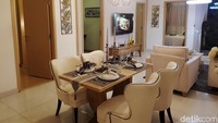 Unit apartemen Meikarta yang tengah dikebut pengerjaannya berlokasi di distrik 28.