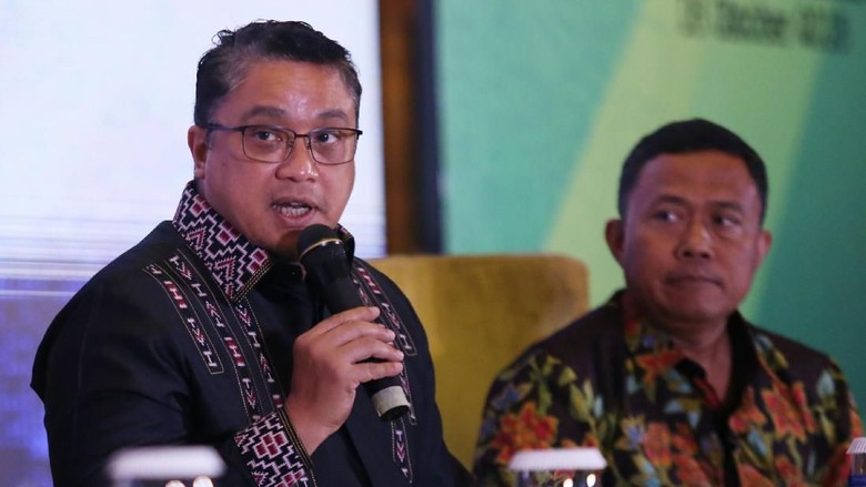 BPJS Ketenagakerjaan Gelar Simposium Pekerja Migran Indonesia BPJS Ketenagakerjaan menggelar Simposium Pekerja Migran Indonesia di Jakarta, Selasa (16/10/2018). Ketua Komisi IX DPR Dede Yusuf hadir dalam acara tersebut.
