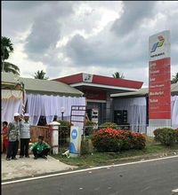 SPBU dijadikan tempat menikah