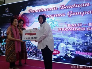 Risma Kembali Kirim Bantuan ke Korban Gempa Sulawesi
