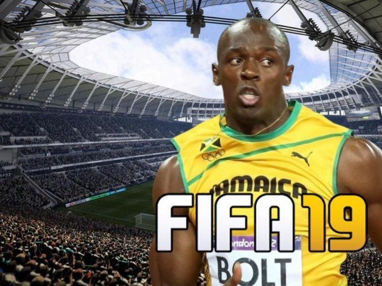 Deretan Terkaan Rating Usain Bolt di FIFA 19