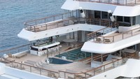 Kapal pesiar ini merupakan salah satu dari superyachts pribadi terbesar di dunia dan dapat menampung 26 penumpang dan 63 anggota kru (Istimewa)