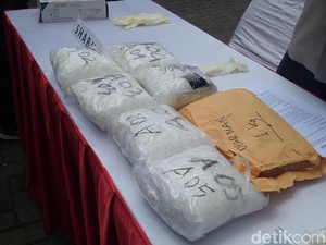Samarkan 6 Kg Sabu di Kardus Kecap, 4 Orang Ditangkap di Sulsel