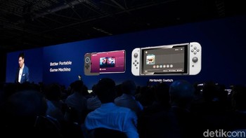 Perbandingan Mate 20X dengan Nintendo Switch. Foto: Anggoro Suryo Jati/detikINET