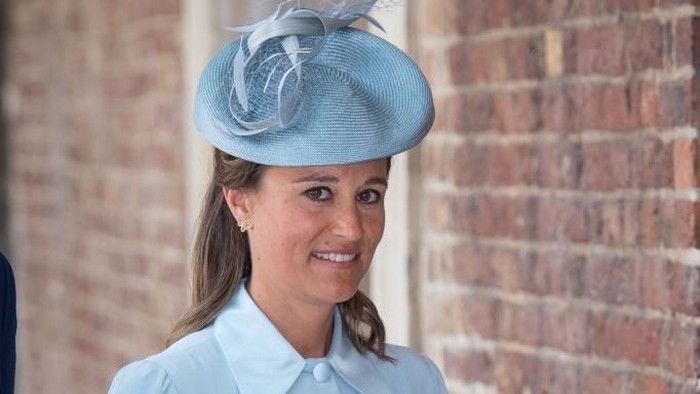 Pippa Middleton LONDON, ENGLAND - JULY 09: Pippa Middleton, the sister of Britains Catherine, Duchess of Cambridge, attends the christening of Prince Louis at the Chapel Royal, St Jamess Palace on July 09, 2018 in London, England. (Photo by Dominic Lipinski - WPA Pool/Getty Images)