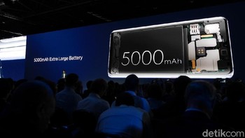 Kapasitas baterai Mate 20X. Foto: Anggoro Suryo Jati/detikINET