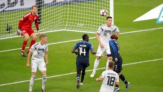 Hasil UEFA Nations League: Griezmann Dua Gol, Prancis Kalahkan Jerman