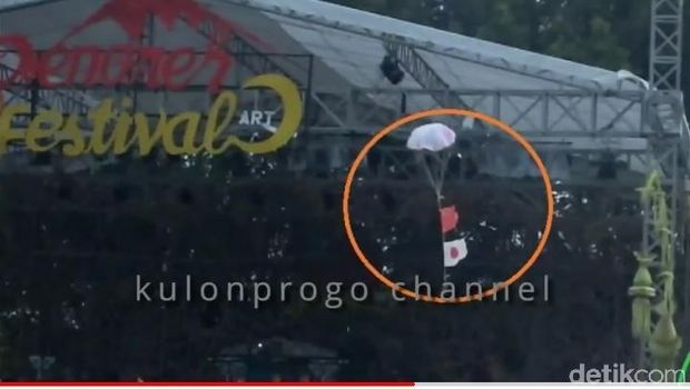 Selain Cina, Bendera Jepang Juga 'Hadir' di HUT Kulon Progo 