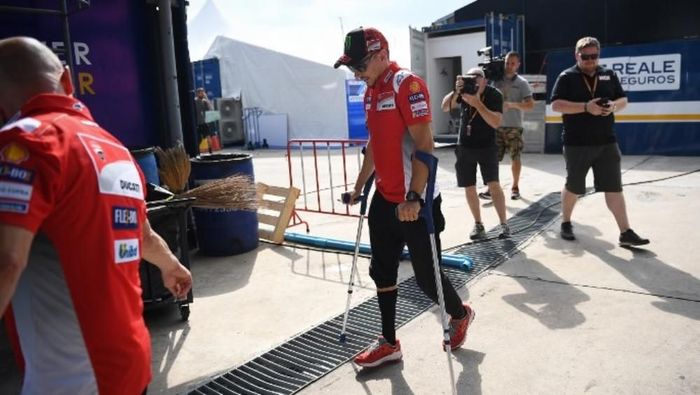 Jorge Lorenzo berharap bisa balapan di MotoGP Jepang. (Foto: Lillian Suwanrumpha/ AFP Photo) Jorge Lorenzo berharap bisa balapan di MotoGP Jepang. (Foto: Lillian Suwanrumpha/ AFP Photo)