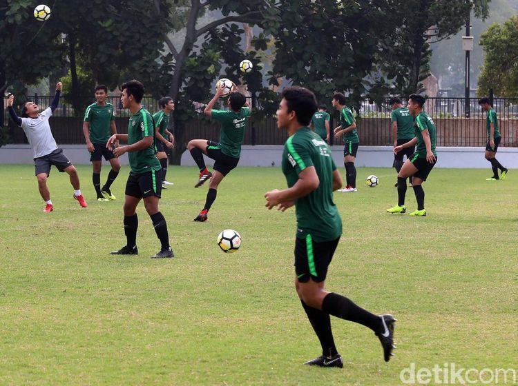 Intip Sesi Latihan Timnas U-19 Jelang Laga Pertama Piala Asia