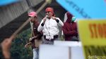 Aksi Massa Tolak Penyebaran Hoax di Depan Mabes Polri
