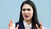 Sandra juga mencertiakan perkembangan Raphael Moeis yang kini sudah jadi model dan memiliki bodyguards. Pool/Ismail/detikFoto.