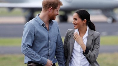 Meghan Markle Tampil Maskulin, Pakai Blazer Serena Williams di Australia