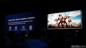 Untuk memaksimalkan bermain game, ponsel ini dibekali audio yang memanjakan telinga. Foto: Anggoro Suryo Jati/detikINET