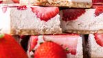 Nyam! Cantiknya Strawberry Cheesecake yang Manis Lembut