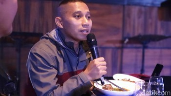 Indra Prasta, founder Karirpad yang juga vokalis band The Rain. (Foto: detikINET/Adi Fida Rahman)