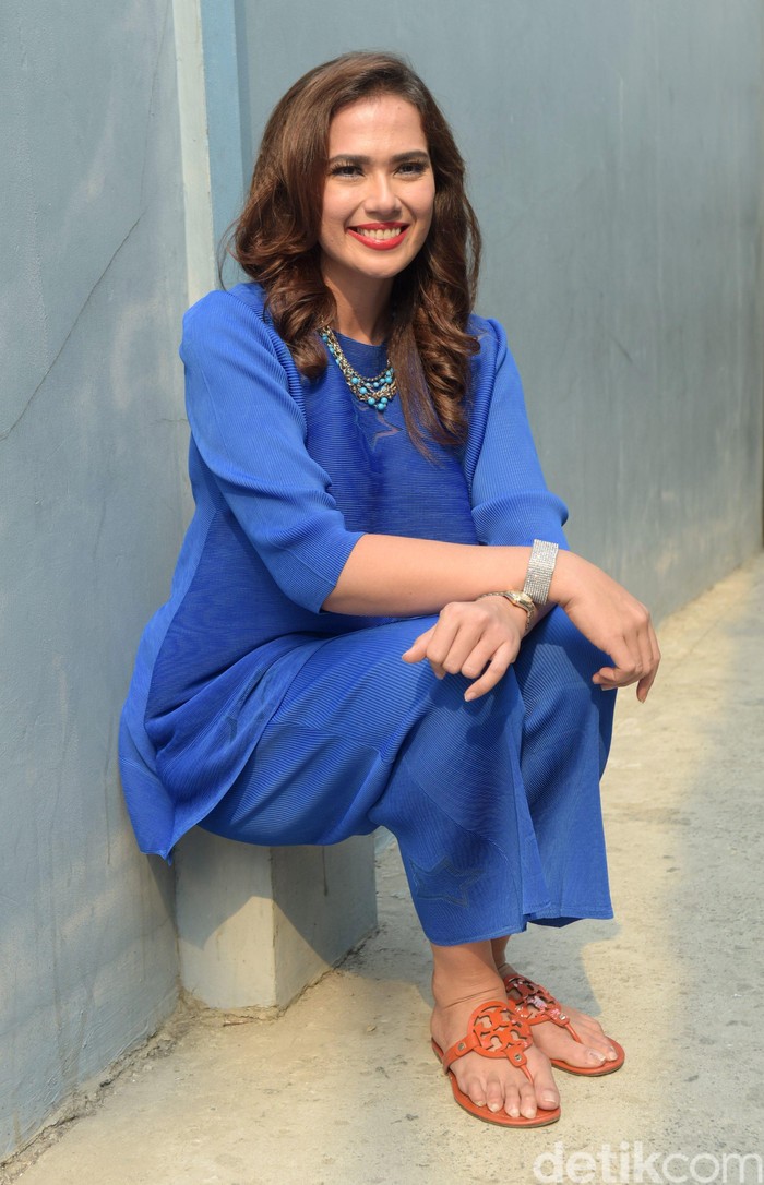 Catherine Wilson Catherine Wilson saat ditemui di studio Trans TV.