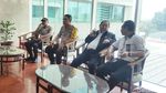 Foto: Ruangan Fraksi PDIP Disisir Polisi Terkait Peluru Nyasar
