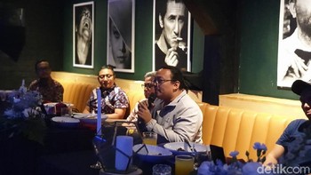 Wicak Hidayat dari Code Margonda, coworking space di Depok bicara mengenai algoritma. (Foto: detikINET/Adi Fida Rahman)