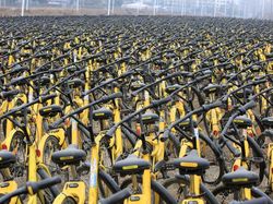 Pemandangan Mencengangkan Puluhan Ribu Sepeda Online