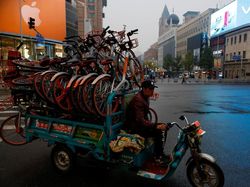 Pemandangan Mencengangkan Puluhan Ribu Sepeda Online