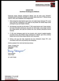 Denny Indrayana Minta Maaf ke KPK soal Meikarta Tetap Lanjut