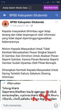 Catut Nama Kiai, Info Hoax Gempa Kembali Resahkan Warga Situbondo