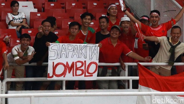 Poster Jomblo Dukung Timnas U-19 di GBK