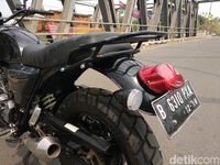 Modifikasi Suzuki Inazuma 250 Bergaya Scrambler 