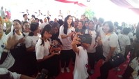 Direncanakan acara tersebut akan dihadiri oleh 1.200 anak-anak di Lombok. (Foto: Matius Alfons/detikcom)