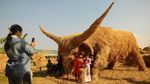 Melihat Aneka Hewan Purba di Festival Jerami Grobogan