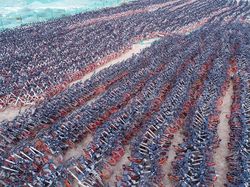 Pemandangan Mencengangkan Puluhan Ribu Sepeda Online