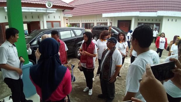 Tiba di Lombok, Istri Mensos Tinjau Rumah Aman Anak Bumi Gora