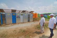 OJK dan Industri Keuangan Bangun 1.000 Huntara di Sulteng