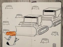 Potret Ilustrasi Karakter Disney Hadapi Kerusakan Alam