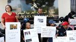 Aksi Solidaritas untuk Jamal Khashoggi di Depan Kedubes Saudi