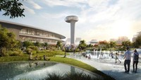 Pembangunan lokasi ini menelan biaya hingga US$ 6,5 miliar dan dibangun di atas lahan seluas 1,9 juta kaki persegi atau setara dengan 25 lapangan bola. (Istimewa/Inhabitat).