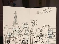 Potret Ilustrasi Karakter Disney Hadapi Kerusakan Alam