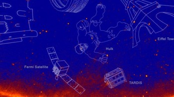NASA baru mengumumkan pihaknya telah membuat daftar konstelasi baru, yaitu konstelasi sinar gamma. Foto: NASA