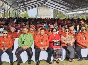 Ini Gaya Gubernur Olly Saat Hadiri Temu Karya Nasional di GWK