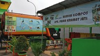 Di pasar Kramat Jati sekarang ada tempat khusus untuk mengolah sampah-sampah sisa yang bisa didaur ulang. (Foto: Firdaus Anwar/detikHealth)