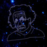 Konstelasi sinar gamma berbentuk Albert Einstein.