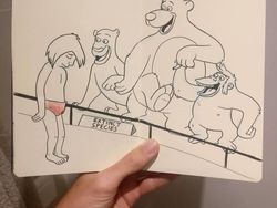 Potret Ilustrasi Karakter Disney Hadapi Kerusakan Alam