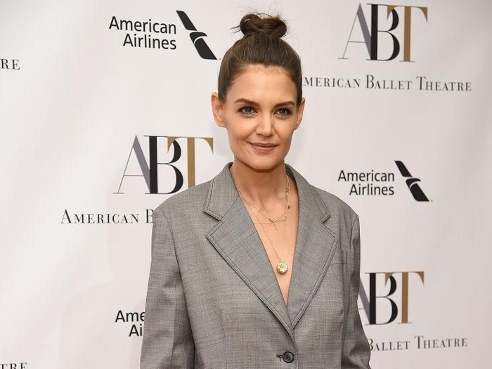 NEW YORK, NY - OCTOBER 17:  Katie Holmes attends The American Ballet Theatre 2018 Fall Gala at David H. Koch Theater, Lincoln Center on October 17, 2018 in New York City.  (Photo by Dimitrios Kambouris/Getty Images)
