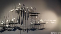 Indonesian Contemporary Art and Design (ICAD) 2018 menyajikan 50 karya seniman dan pelaku industri kreatif lain.  Foto: Tia Agnes/ detikHOT
