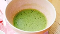 Matcha tea sangat populer. Rasanya teh hijaunya sangat kuat, meski sedikit manis tetapi matcha tea di sini sering dijadikan dessert. Foto: Istimewa