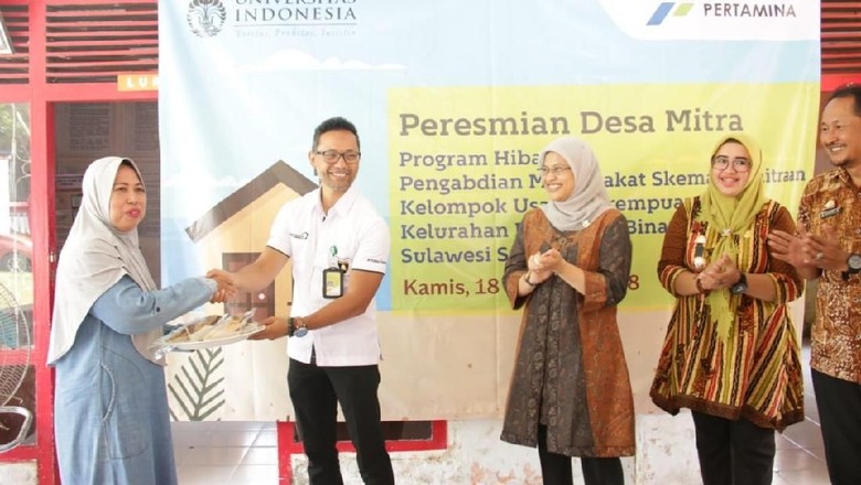 Pertamina Dukung Program Pengabdian Masyarakat UI di Jeneponto Pertamina Dukung Program Pengabdian Masyarakat UI di Jeneponto