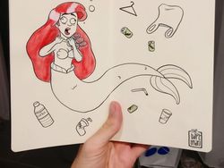Potret Ilustrasi Karakter Disney Hadapi Kerusakan Alam