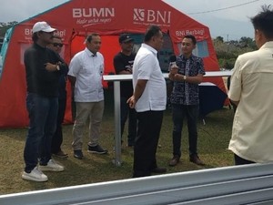BNI & Mandiri Percepat Pembangunan 400 Huntara di Sigi